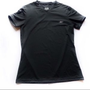 Reebok Classic Black Tee Women's Medium 20% Spandex